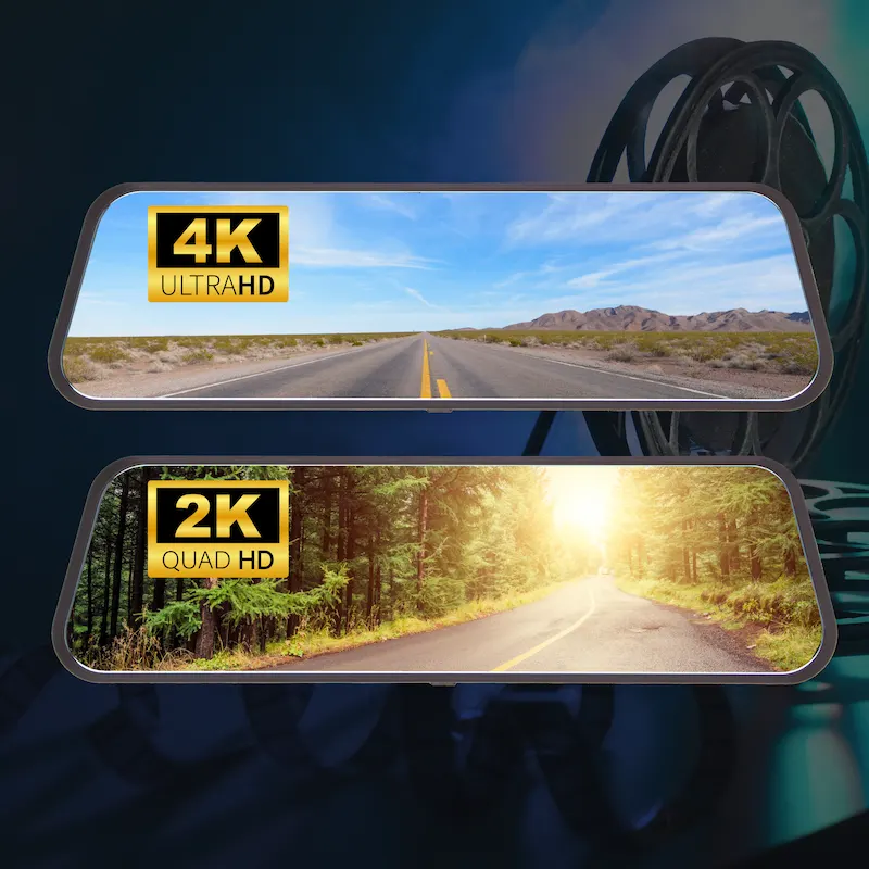 Kamera samochodowa w lusterku z GPS Lemon H15